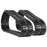 takeuchi tl230-2 set of 2 13" heavy duty multi-bar tread rubber tracks (320x86tx52)