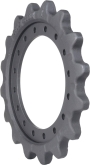 takeuchi tl126 track sprocket 16 teeth - 8  bolt hole