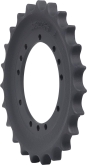 case cx36b track sprocket 23 teeth 9 bolt hole