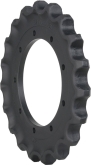 kubota kx057 track sprocket 21 teeth 9 bolt hole