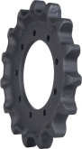 kubota svl65-2 track sprocket 15 teeth 9 bolt hole