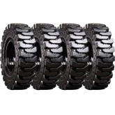 cat tl-1055 set of 4 13.00-24 (10 bolt hole) extreme duty solid rubber tires