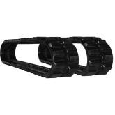 wacker ez28 set of 2 12" heavy duty block tread rubber tracks (300x52.5wx82)