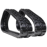 bobcat t180 set of 2 13" standard duty c tread rubber tracks (320x86bx49)