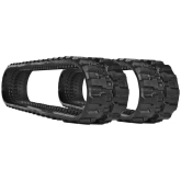 kubota kx121-2s set of 2 14" heavy duty mx tread rubber tracks (350x54.5x86)