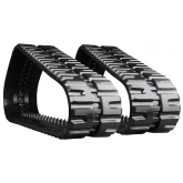 case tr340b set of 2 16" standard duty c tread rubber tracks (400x86bx55)