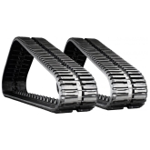 mustang mtl20 set of 2 18" heavy duty multi-bar tread rubber tracks (450x100x48)