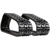 case tr380 set of 2 18" heavy duty xt tread rubber tracks (450x86bx55)