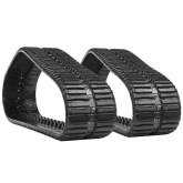 volvo mct135c set of 2 18" heavy duty multi-bar tread rubber tracks (450x86bx56)