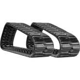 asv sr-80 set of 2 18" heavy duty multi-bar tread rubber tracks (457x101.6x51)