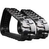 bobcat t190 set of 2 13" bridgestone extreme duty block tread rubber tracks (320x86bx49)