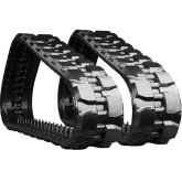 bobcat t64 set of 2 13" bridgestone extreme duty block tread rubber tracks (320x86bx50)