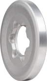 asv sr-80 bogie wheel - bolt tread is in center of wheel