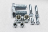 power rake hydraulic angle kit hardware pack - 2ea 3 bolts, 2 nylock nuts