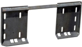 skid steer universal mounting plate - three hole plate