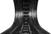 kubota svl90-2 set of 2 18" camso heavy duty sawtooth tread rubber tracks (450x86bx58)