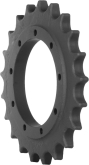 bobcat x225 track sprocket 21 teeth - 9 bolt hole