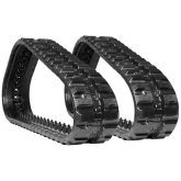 new holland lt175b set of 2 13" standard duty c tread rubber tracks (320x86bx50)