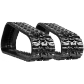 case tv450 set of 2 18" heavy duty xt tread rubber tracks (450x86bx55)