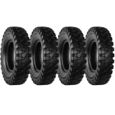 cat th-63 set of 4 13.00x24 solideal 12-ply sl g-3 hard and soft surface telehandler heavy duty tires