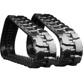 bobcat t66 set of 2 13" bridgestone extreme duty block tread rubber tracks (320x86bx50)