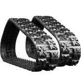 bobcat t62 set of 2 13" bridgestone extreme duty polar tread tread rubber tracks (320x86bx50)