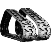 bobcat t200 set of 2 13" bridgestone extreme duty vortech tread rubber tracks (320x86x52)