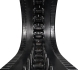 bobcat t190h set of 2 13" camso heavy duty sawtooth tread rubber tracks (320x86bx49)