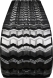 cat 239d3 set of 2 16" camso heavy duty sawtooth tread rubber tracks (400x86bx49)