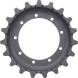 cat 304 track sprocket 19 teeth - 9 bolt hole