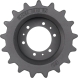 bobcat 864 track sprocket 17 teeth - 6 bolt hole (3" drive motor)