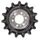 bobcat t180 track sprocket 15 teeth - 6 bolt hole (old drive motor 4.77 dish 6 hole 15 tooth 27mm flange)