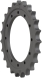 bobcat 430zhs track sprocket 23 teeth 12 bolt hole