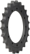 bobcat e42 track sprocket 23 teeth 12 bolt hole