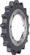 case tv450b track sprocket 17 teeth 8 bolt hole