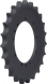 case cx36b track sprocket 23 teeth 9 bolt hole