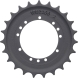 case cx36b track sprocket 23 teeth 9 bolt hole