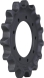 kubota svl65-2 track sprocket 15 teeth 9 bolt hole