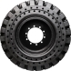 cat th-560 set of 4 13.00-24 (10 bolt hole) extreme duty solid rubber tires