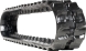 bobcat 319 set of 2 7" heavy duty mx tread rubber tracks (180x72x41)