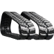 bobcat e10 set of 2 10" heavy duty mx tread rubber tracks (250x72x39)