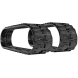 bobcat e35z set of 2 13" heavy duty bd tread rubber tracks (320x54x82)