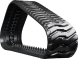 bobcat t190 set of 2 13" extreme duty bd tread rubber tracks (320x86lx49)