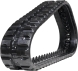 bobcat t590 set of 2 13" heavy duty c tread rubber tracks (320x86bx49)