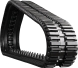 bobcat t190 set of 2 13" heavy duty multi-bar tread rubber tracks (320x86bx49)