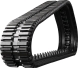 bobcat t200 set of 2 13" heavy duty multi-bar tread rubber tracks (320x86bx52)