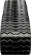 cat 259 set of 2 13" heavy duty sawtooth tread rubber tracks (320x86bx53)