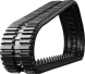 gehl rt185 set of 2 13" heavy duty multi-bar tread rubber tracks (320x86x54)