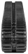 takeuchi tl8 set of 2 13" heavy duty multi-bar tread rubber tracks (320x86tx52)