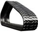 mustang mtl316 set of 2 13" heavy duty sawtooth tread rubber tracks (320x86tx52)